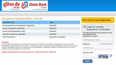 union bank of india vacancy